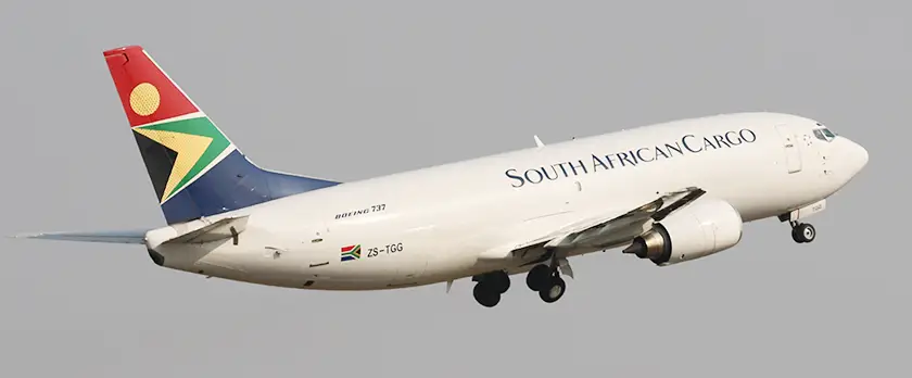 UK Air freight to south Africa